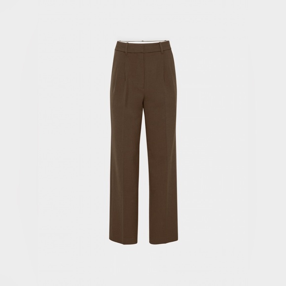 NWT - Aritzia The Effortless Pant - (Re)ssential - Heather Rich Cocoa - Size 6 - Picture 7 of 10